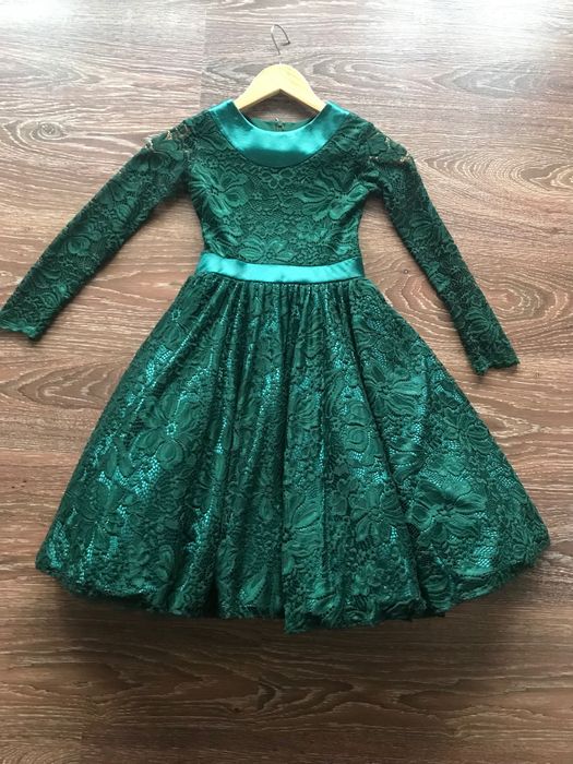 Платье для танцев (бальные танцы) 9-11 лет