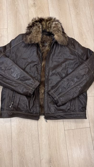 Шкіряна куртка чоловіча