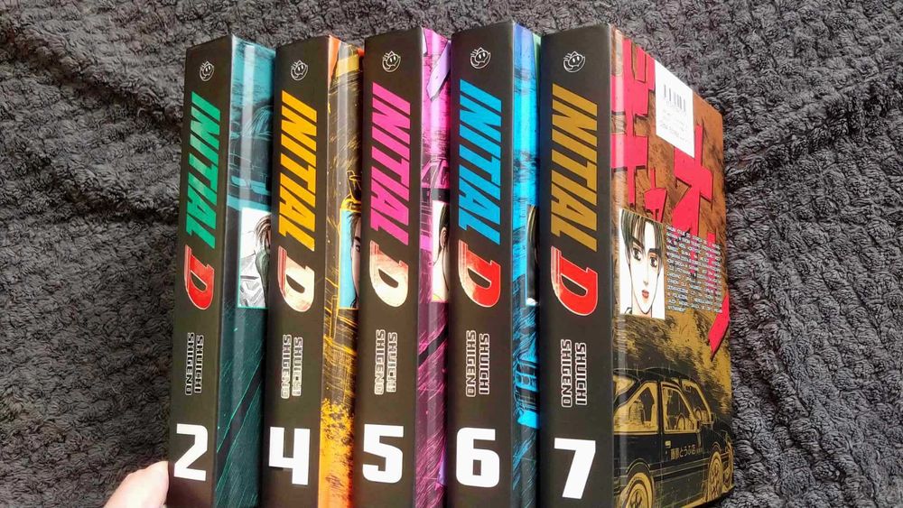 INITIAL D komiks 5 tomów - TWARDA OPRAWA! (limitowane)