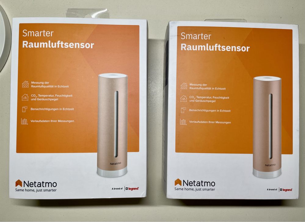 Netatmo Smart Indoor Air Quality Monitor СО2 Apple Homekit