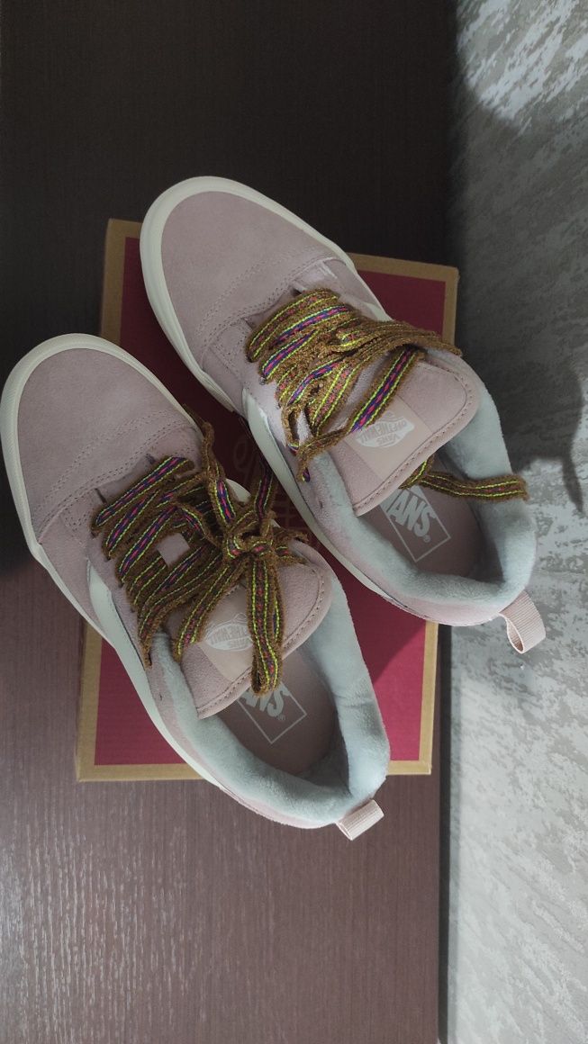 Кеды женские Vans knu stack розовые оригинал
