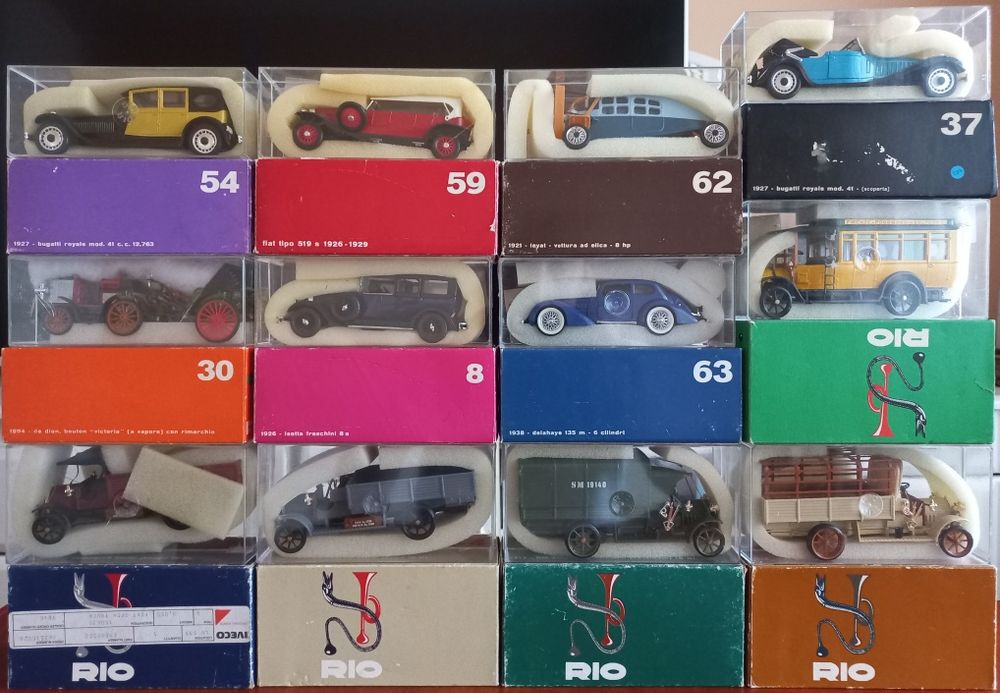 Моделі авто Rio, Dugu, Safir, Brumm.