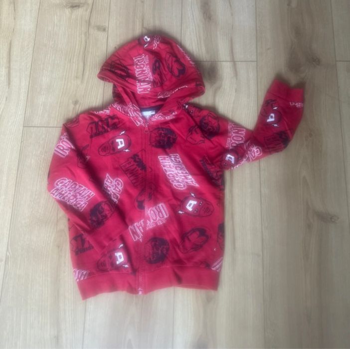 Bluza z kapturem zapinana na zamek, Marvel, r.116 (6lat)