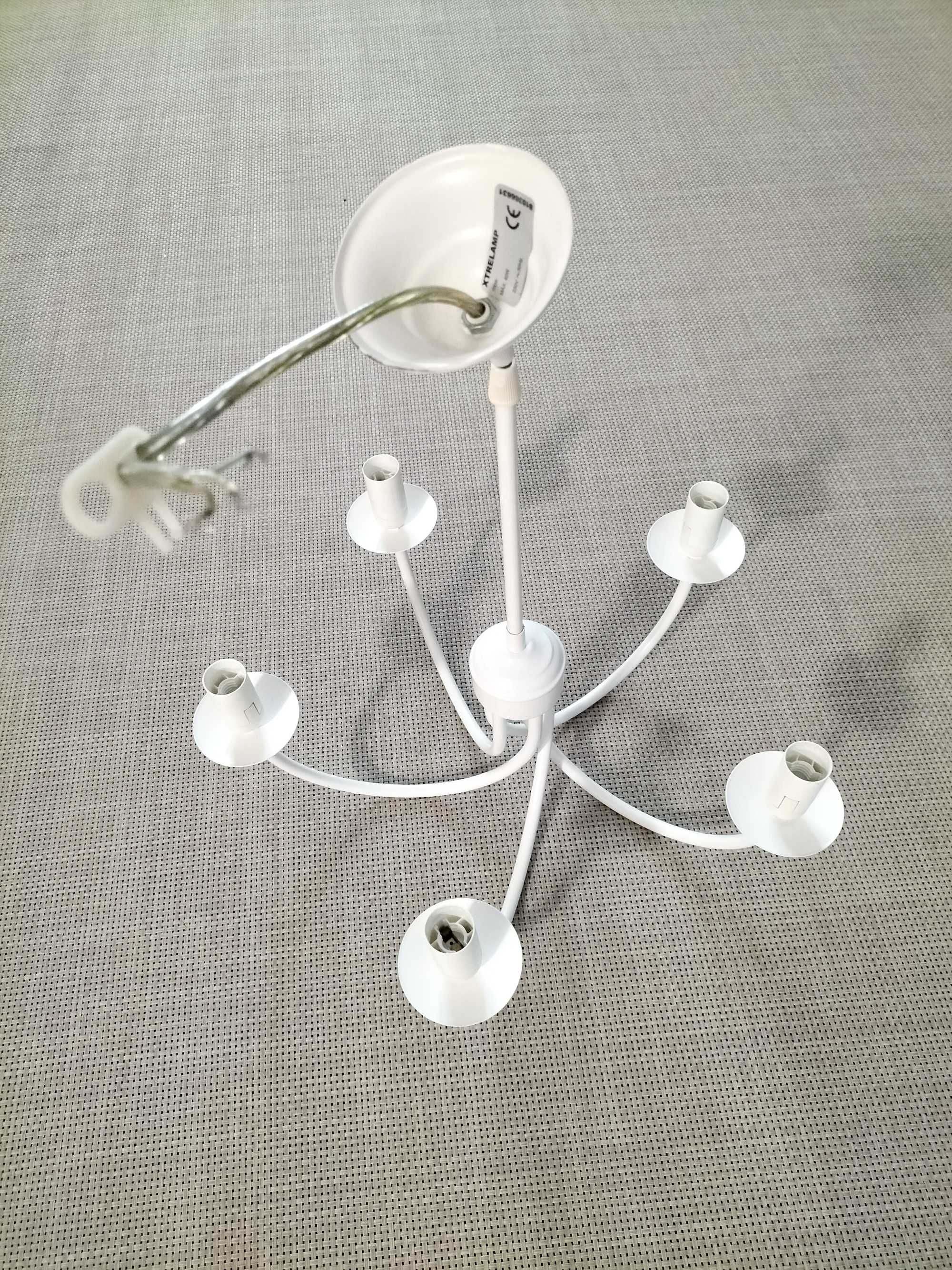 Candeeiro para 5 lâmpadas