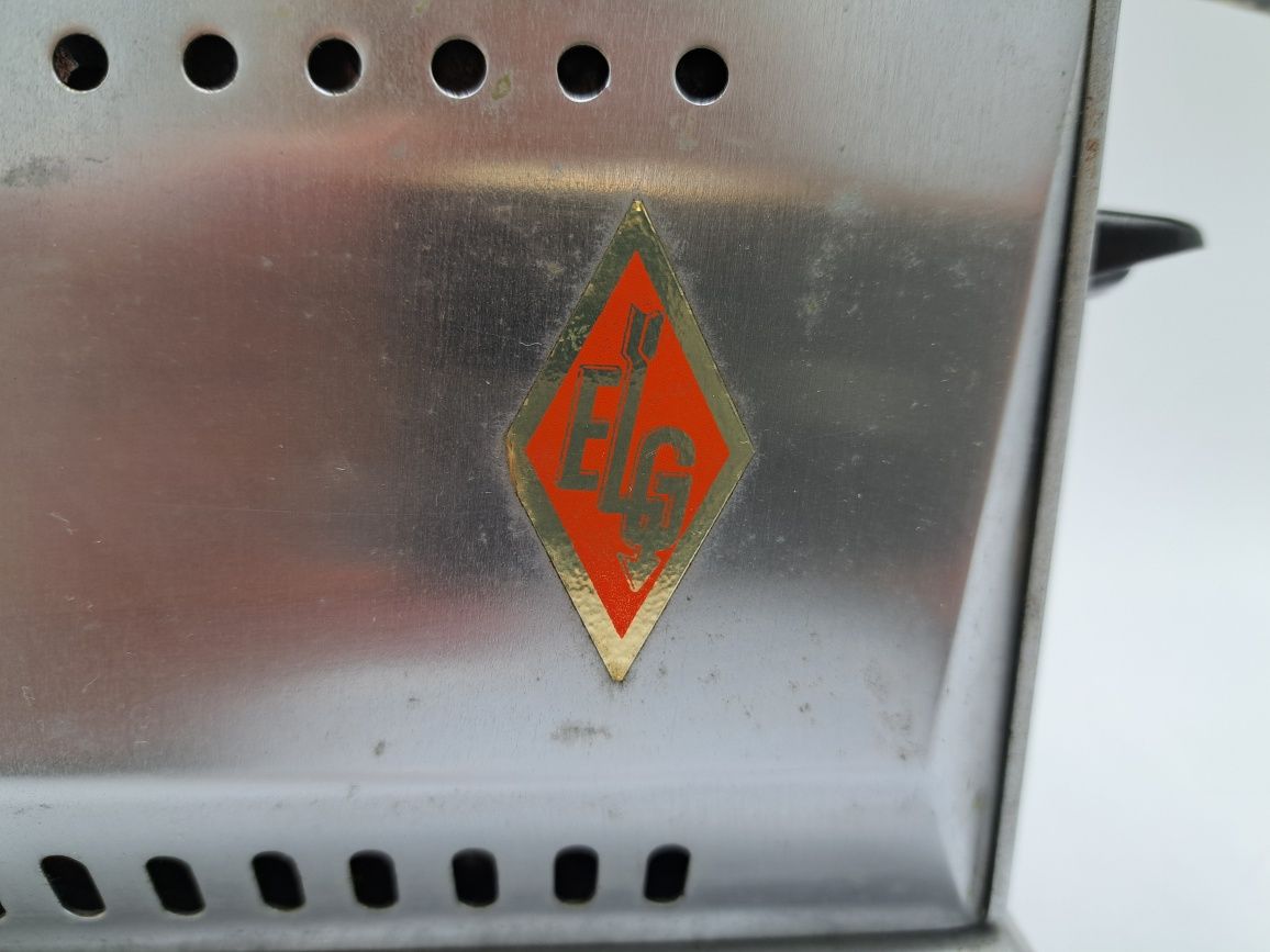 Toster opiekacz ELG, polski PRL, vintage
