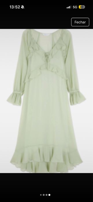 Vestido verde primark