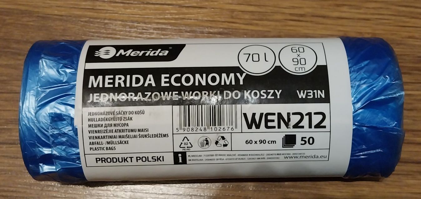 Worki na śmieci -różne pojemności worków