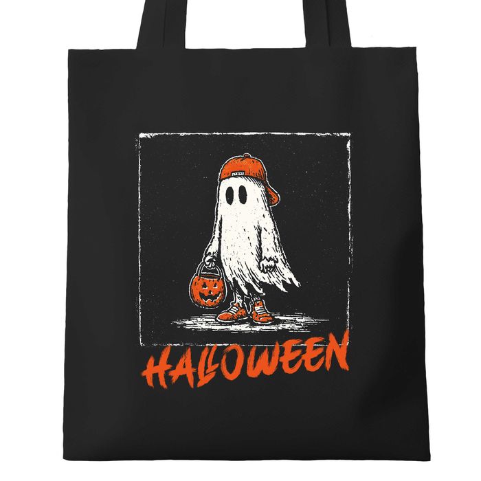 modna torba bawełniana na zakupy, torba na zakupy prezenty halloween