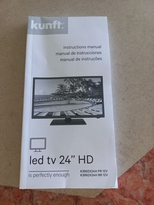 Led tv 24   kung com pouco uso
