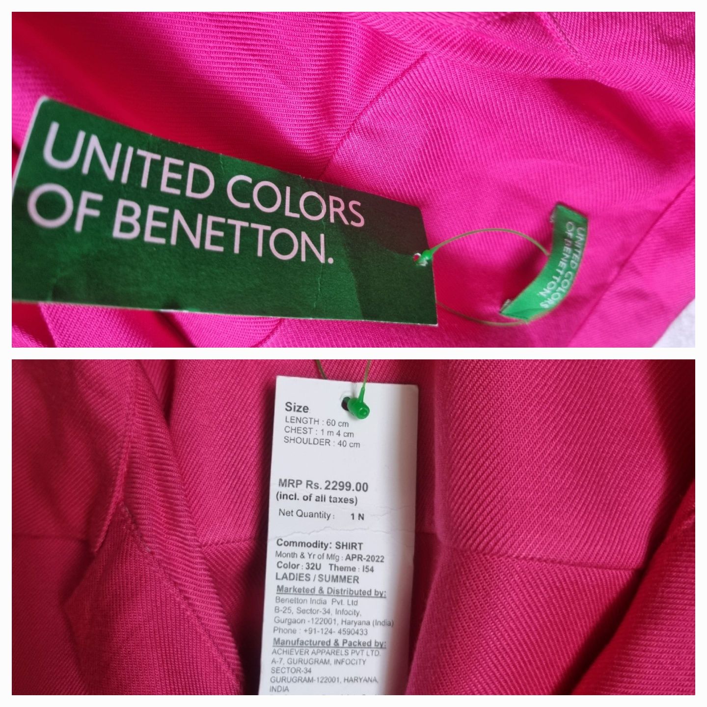 United colors of benetton Блуза жіноча