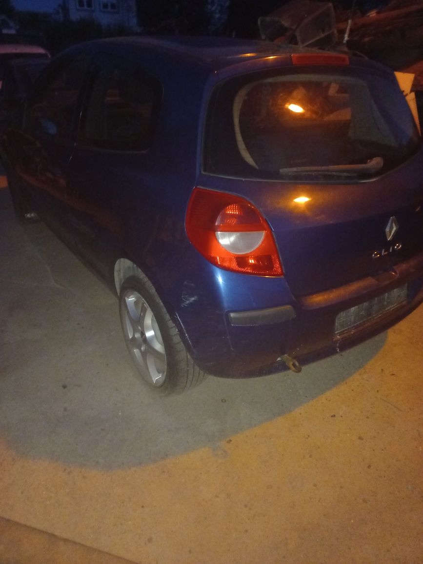 Części renault clio 3 klapa lampy zderzak drzwi silnik skrzynia felgi