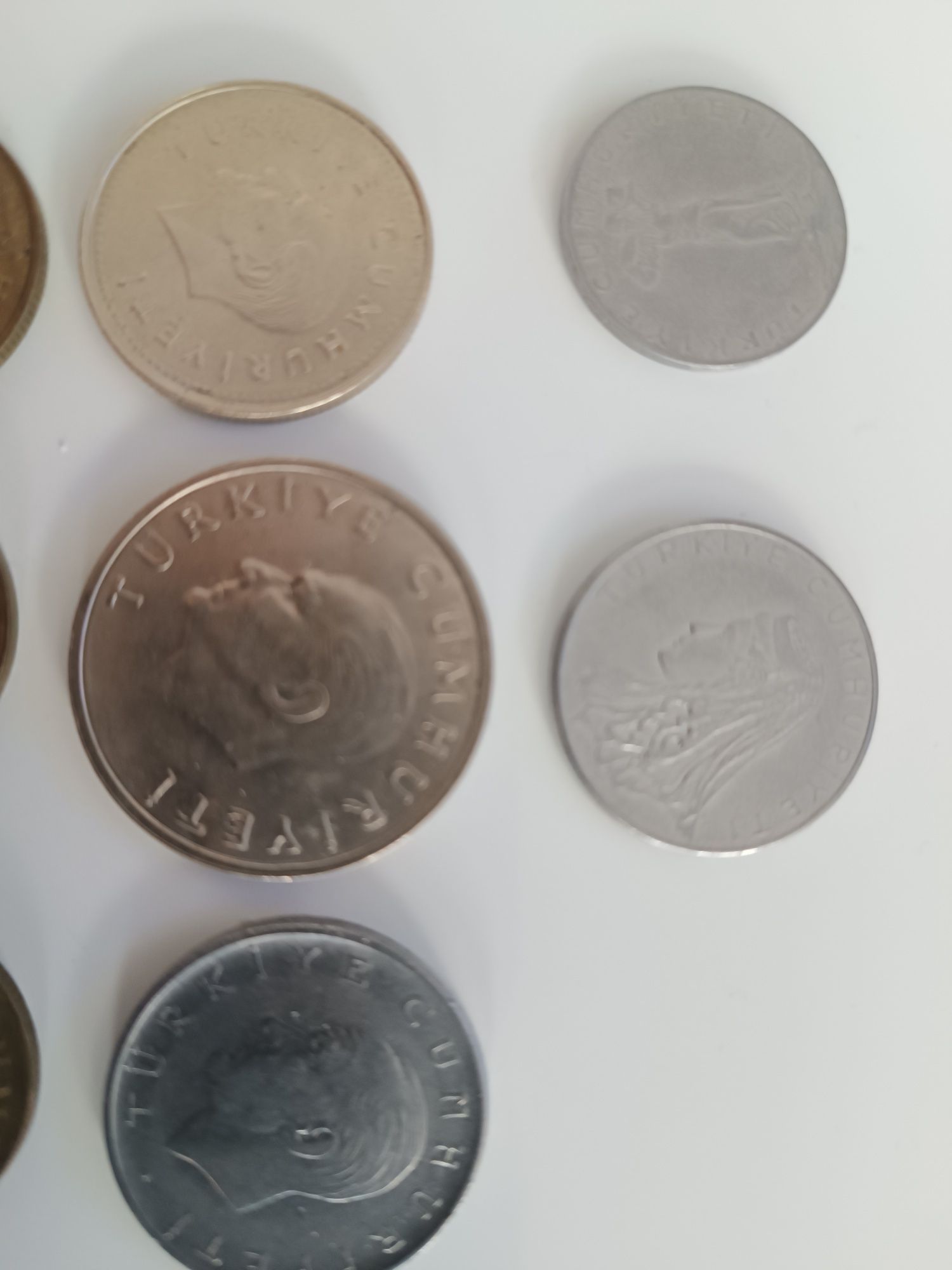 Monety Turcji 11szt