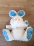 Peluche Azul e Branco Coelho 40cm