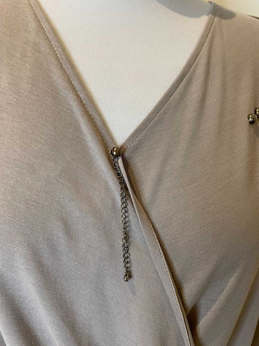 Abercrombie&Fitch bluzka  z przekładanym dekoltem