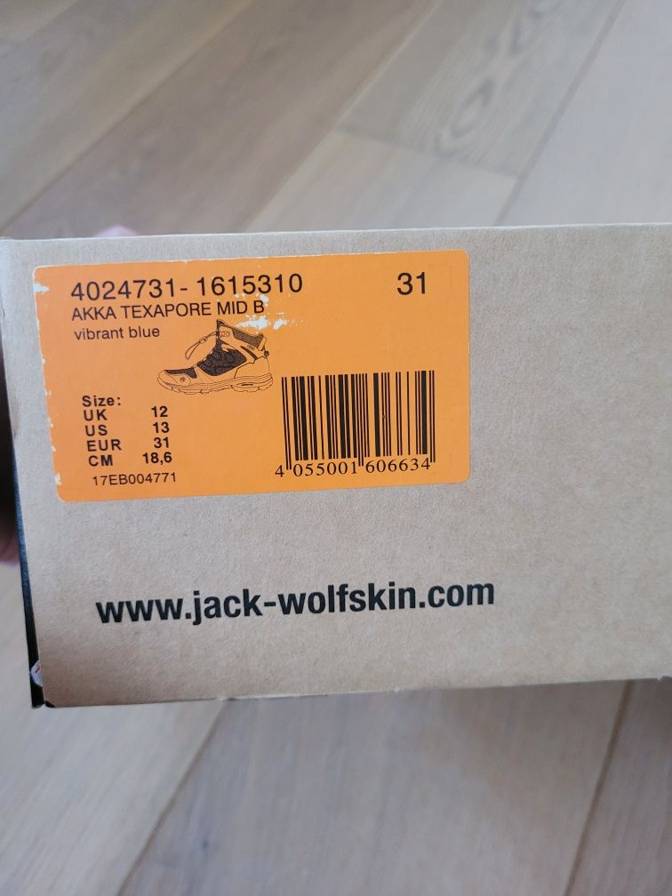 Buty trekkingowe Jack Wolfskin rozm 31