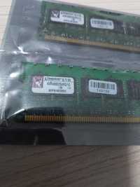 Kingston kvr400d2s4r3/1g x2 cl3 nowe ddr2