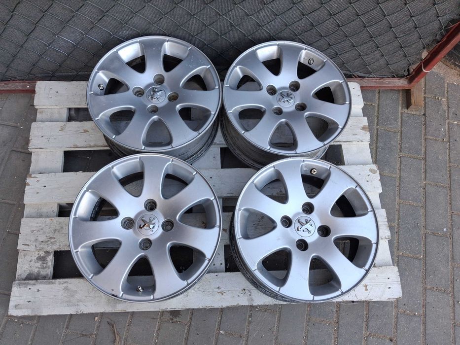 4x felgi alu R15 4x108 Peugeot 206. 208/ Partner Citroen Berlingo C3