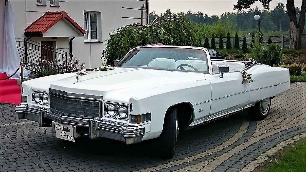 Cadillac Eldorado Cabrio 1974r. samochod do ślubu auto na wesele inne