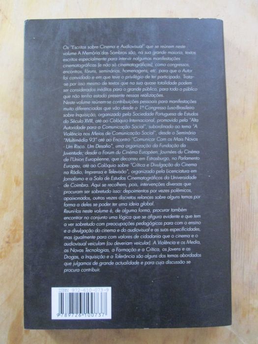 A Memória das Sombras, de Lauro António