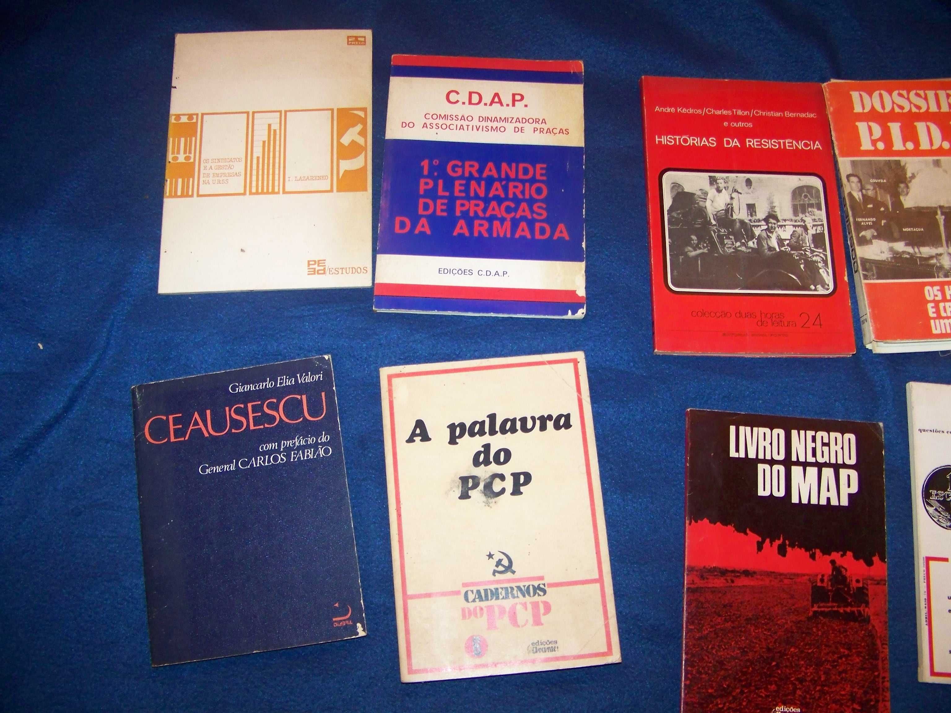10 livros antigos do PCP partido comunista português