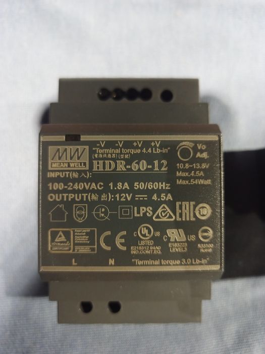 Блок живлення 220/12в/4.5а