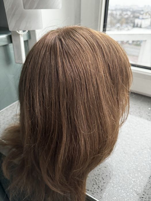 Peruka medyczna human hair naturalne. Jasny szatyn