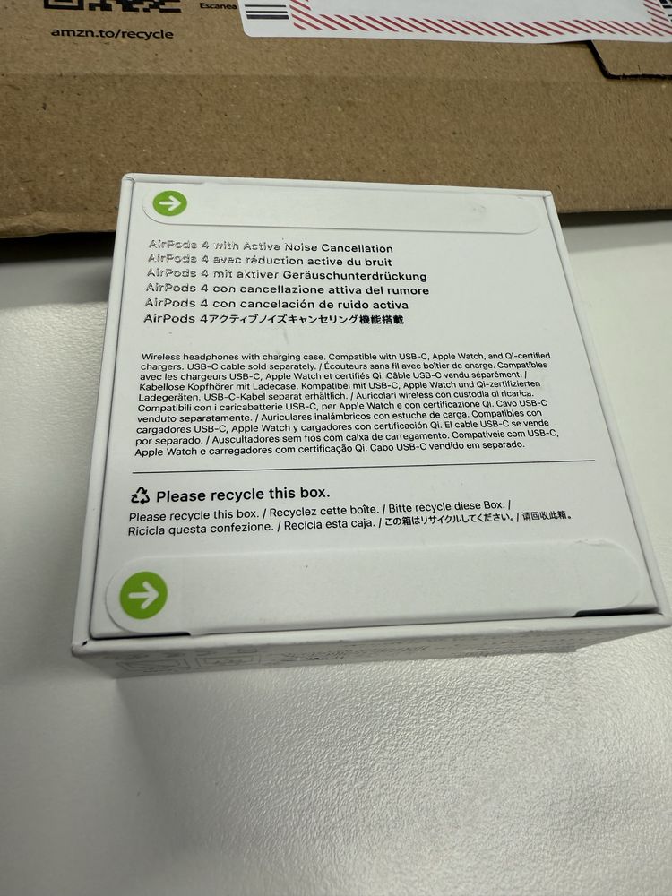[Novos-fatura amazon] Apple airpods 4 com cancelamento ativo de ruido