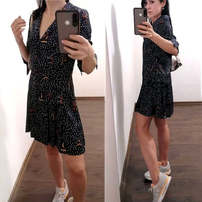Платье рубашка комбинация сатиновое Плаття Сукня Zara