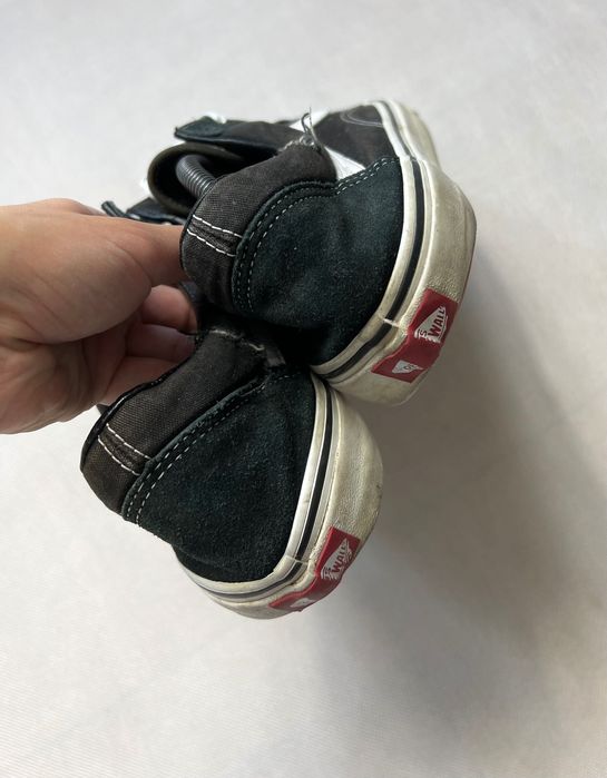 Spodnie Vans skate black white