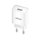 Ładowarka sieciowa Usams T18 2,1A 1xUSB- bez kabla - biała