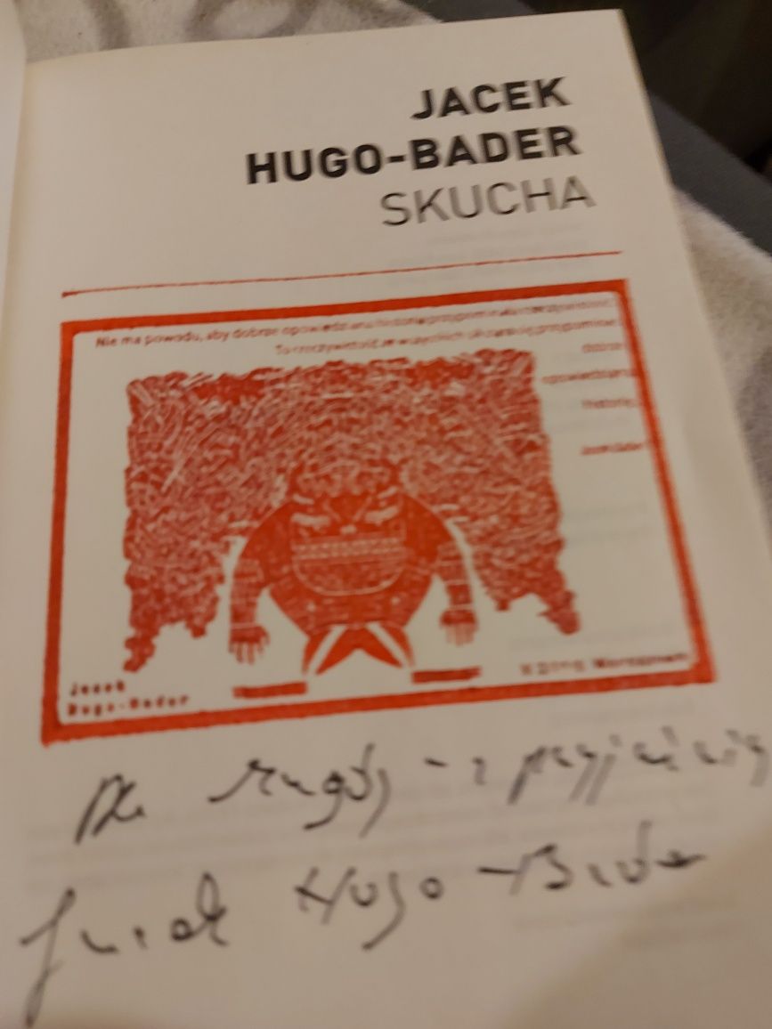 Jacek Hugo-Bader z autografem