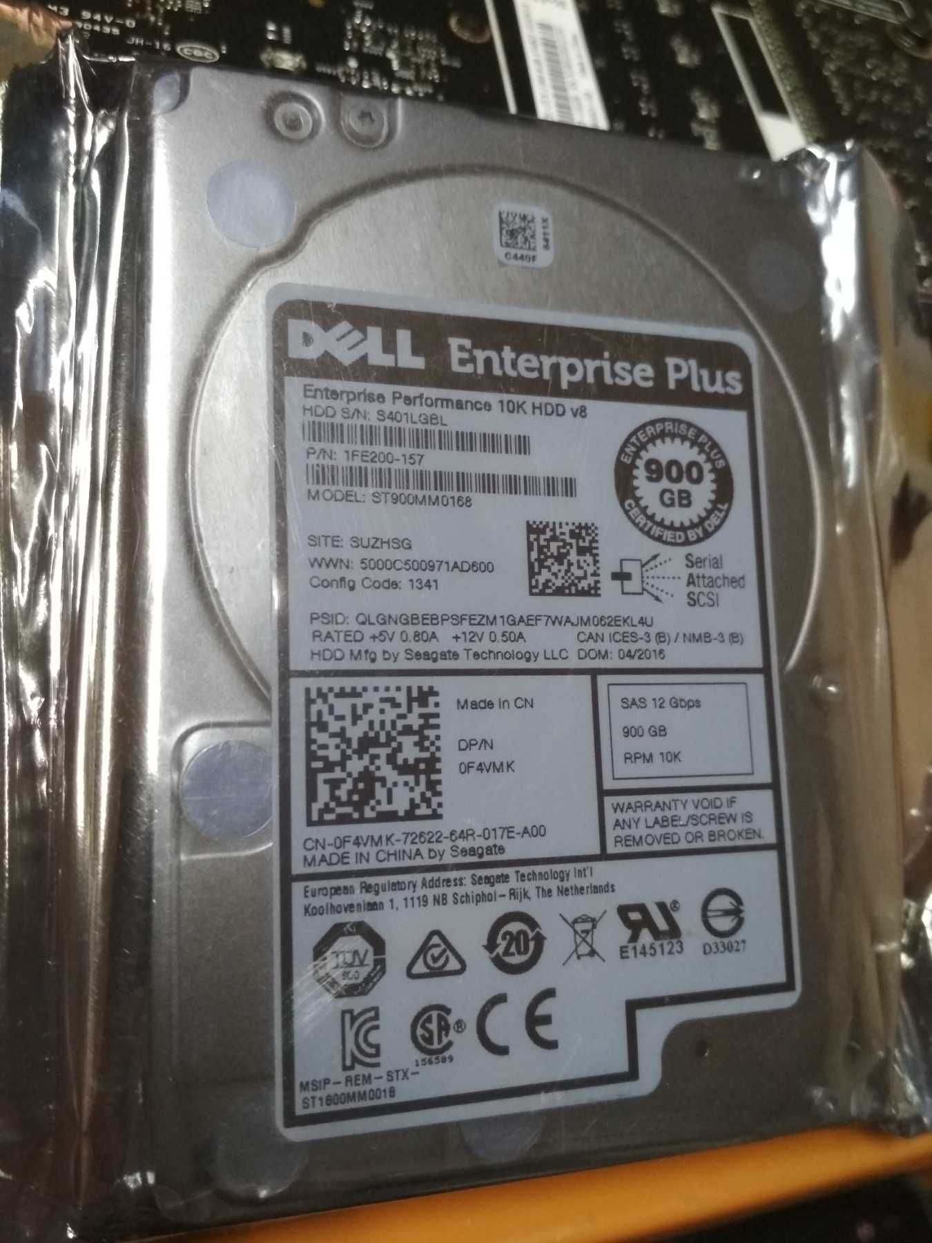 Диски серверні Dell Enterprise Plus 900Gb SAS 10K 12Gbps