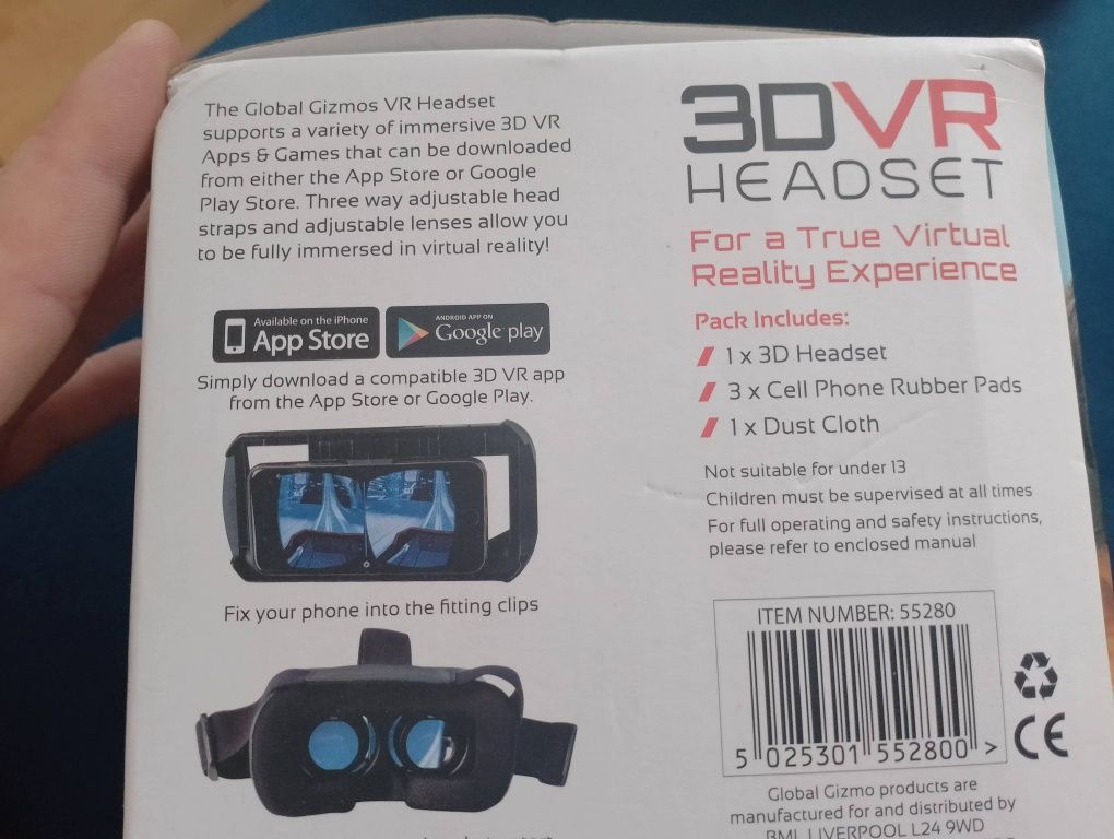 Okulary 3d Vr headset