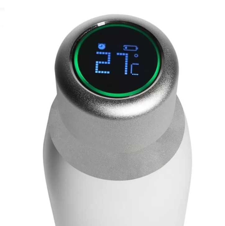 PURO Smart Bottle – Butelka termiczna 500ml INOX z smart nakrętka LED