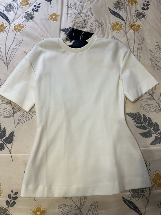 Біла/молочна футболка Mango, розмір S