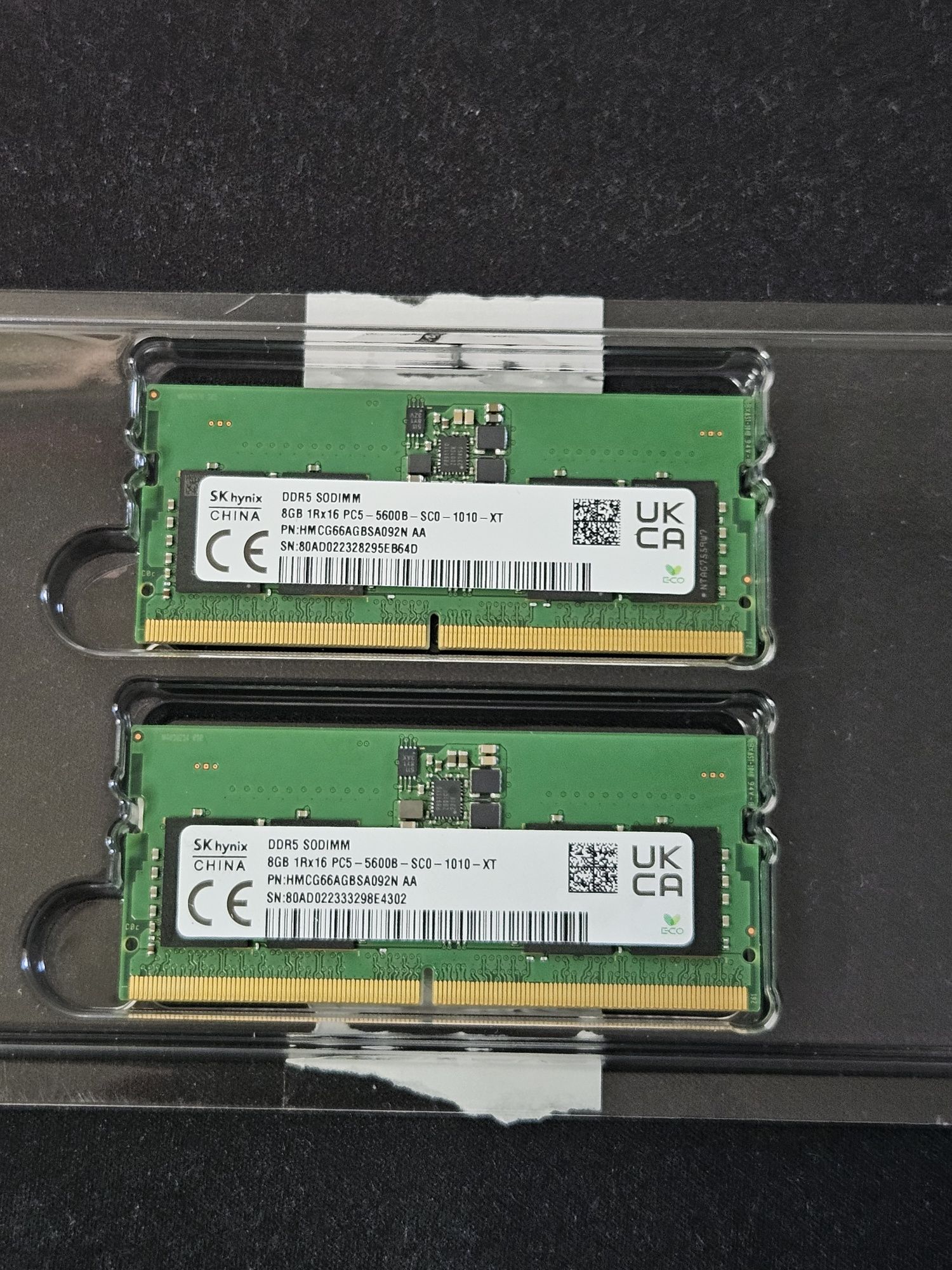 Pamięć RAM SODIMM DDR5 16gb (2x8) 5600mhz Cl40