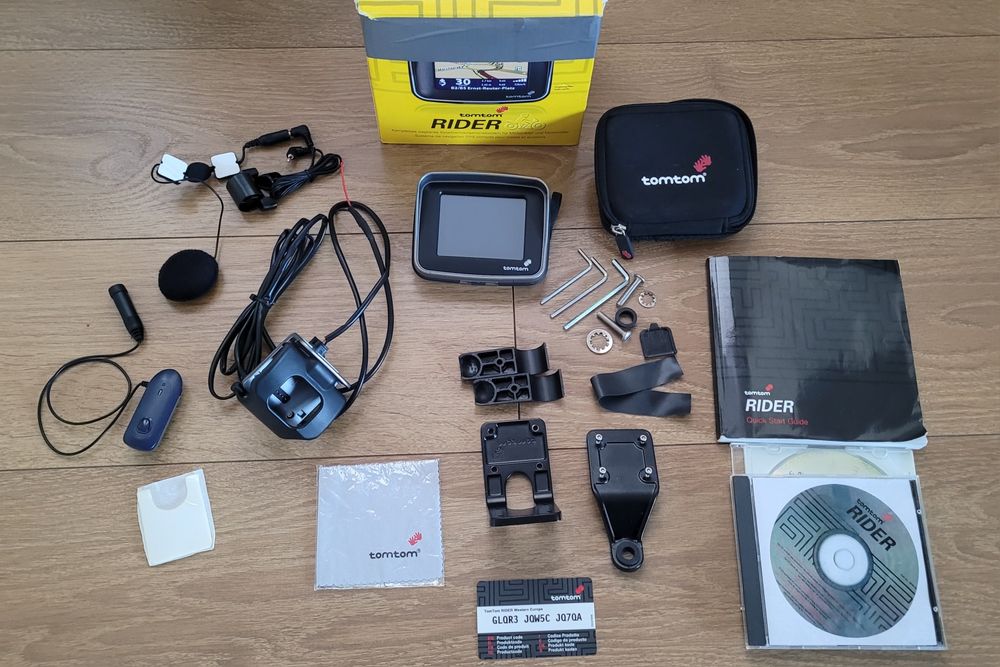 Nawigacja motocyklowa tomtom rider
