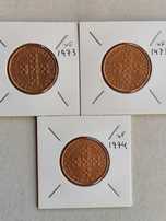 Moedas de 1$ impecáveis para venda individual.