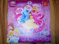 Gra planszowa Puzzle 220 elementów-Disney Księżniczki
