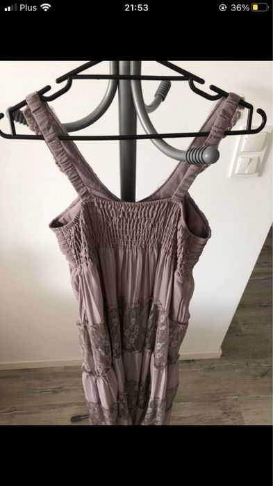 Długa letnia sukienka bardzo dobry stan