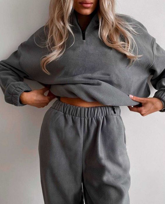 Хит продаж! Теплый женский костюм на флисе + Подарок*