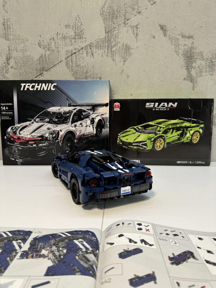 ‼️В коробці‼️ Конструктор Technic Ford GT 42154 1466 деталей