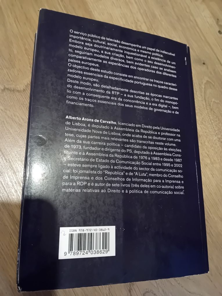 A RTP e o serviço público de televisão - Alberto Arons de Carvalho