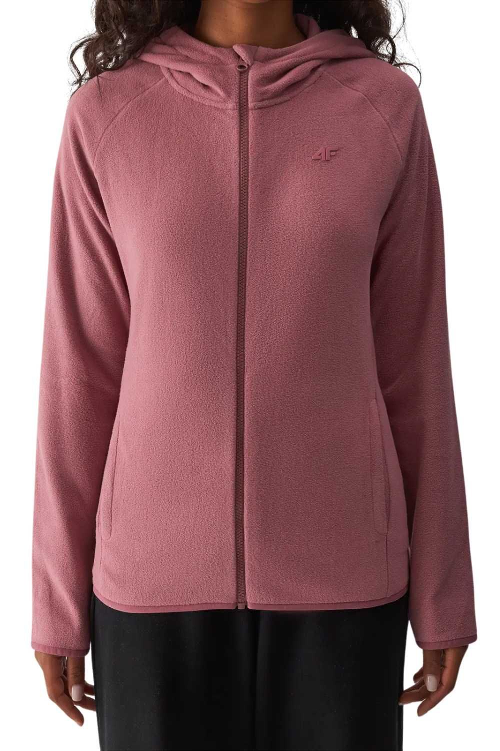 Polar damski z kapturem 4F bluza sportowa: różne rozmiary