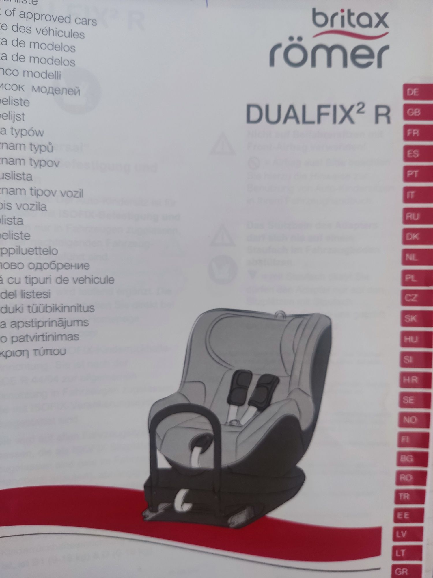 BRITAX DUALFIX 2 R fotelik obrotowy 0-18kg