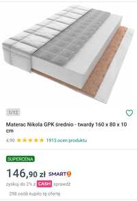 materac dziecięcy 160x80