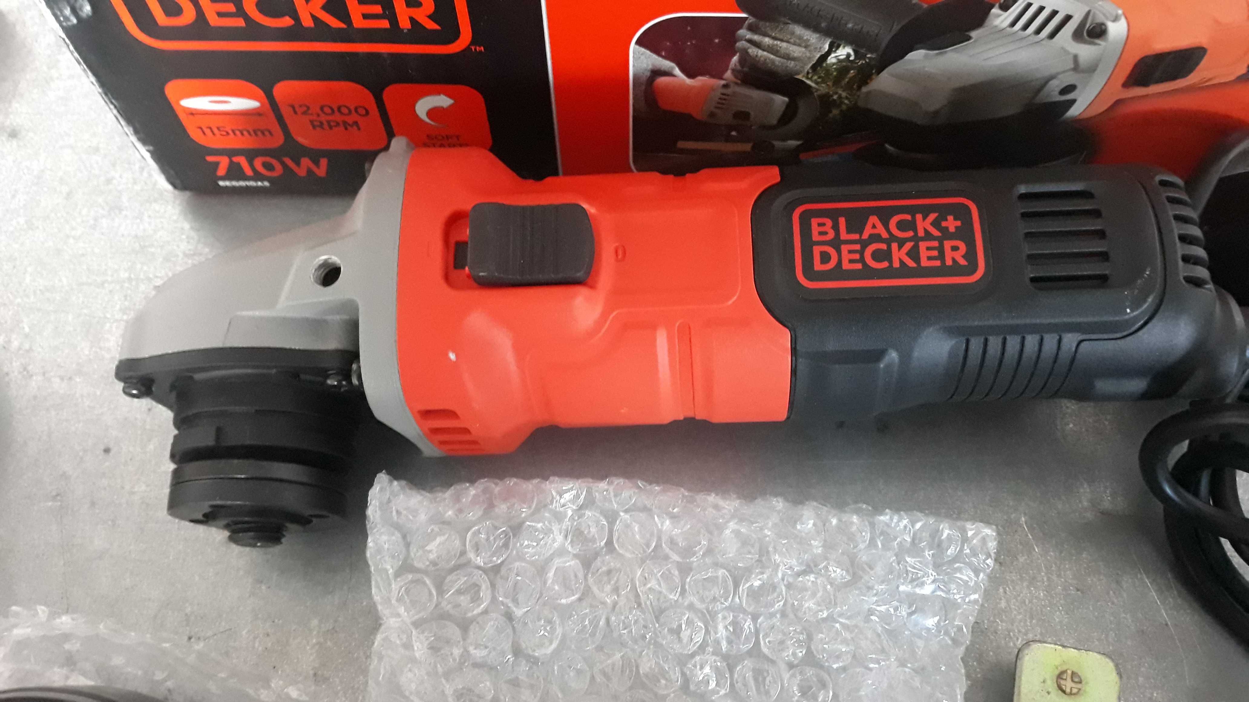 Szlifierka kątowa Black&Decker 710 Wat 5 x tarcza gratis !!