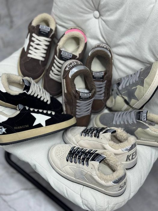 Кеди Golden Goose утеплені