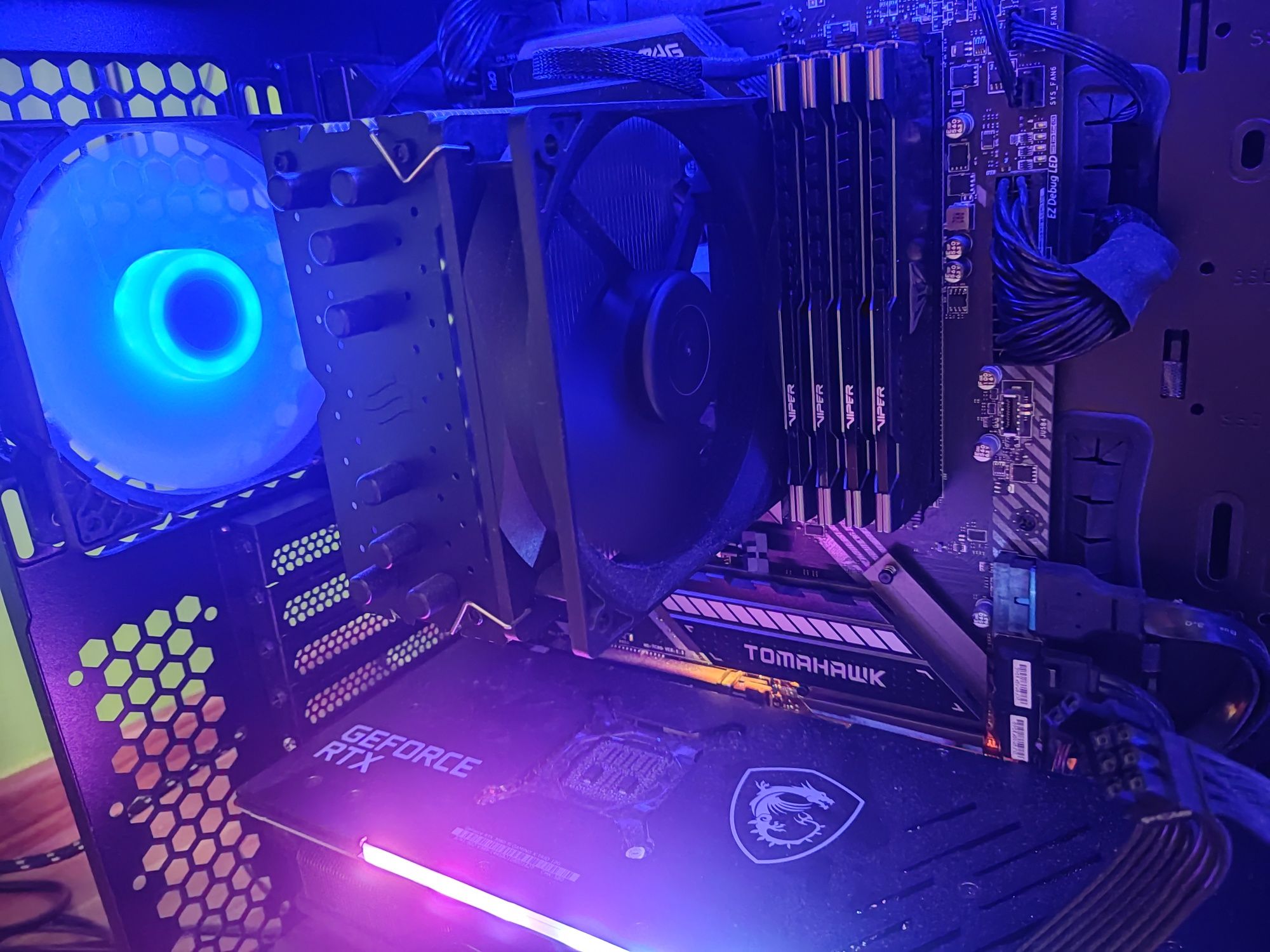 Msi z490 tomahawk  Intel core i9 11th 11900kf  patriot viper 32gb