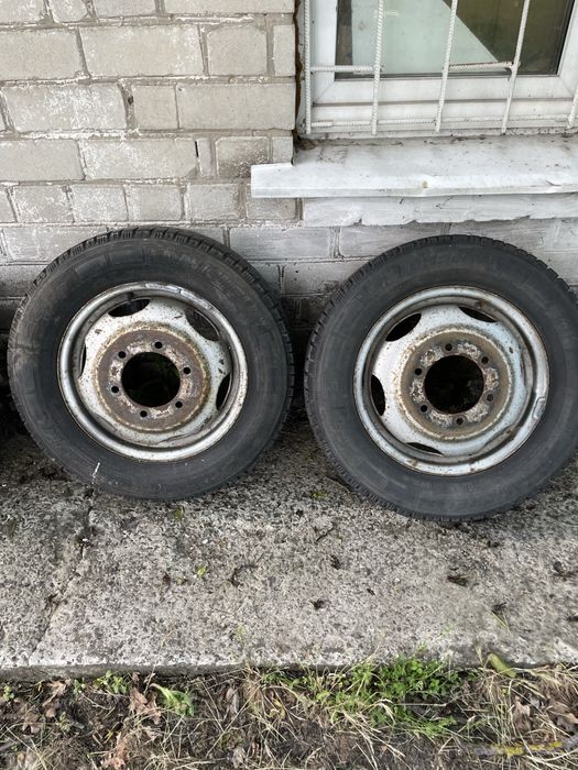 Диски з резиною mitsubishi canter